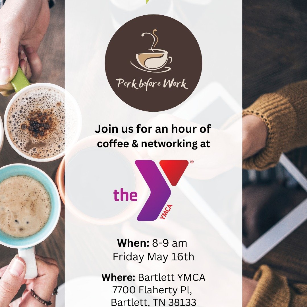 Join us this Friday, May 16th at 8 AM, for Perk Before Work&mdash;an hour of coffee, conversation, and connections! This month&rsquo;s meet-up is hosted by the Bartlett YMCA.

Come network with fellow Chamber members, meet the Bartlett Chamber team, 