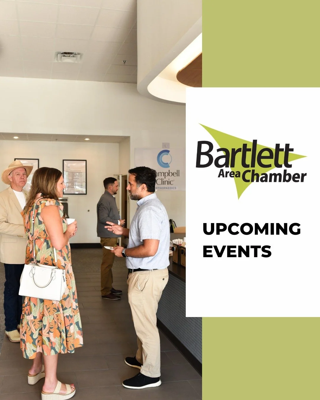 Mark your calendars for more of what's new and next including a ribbon cutting celebrating new membership for @mcalistersdeli Bartlett and an information session about our 2026 Travel with the Chamber Destination &mdash; Portugal☀️🌴:

Thursday 08/21