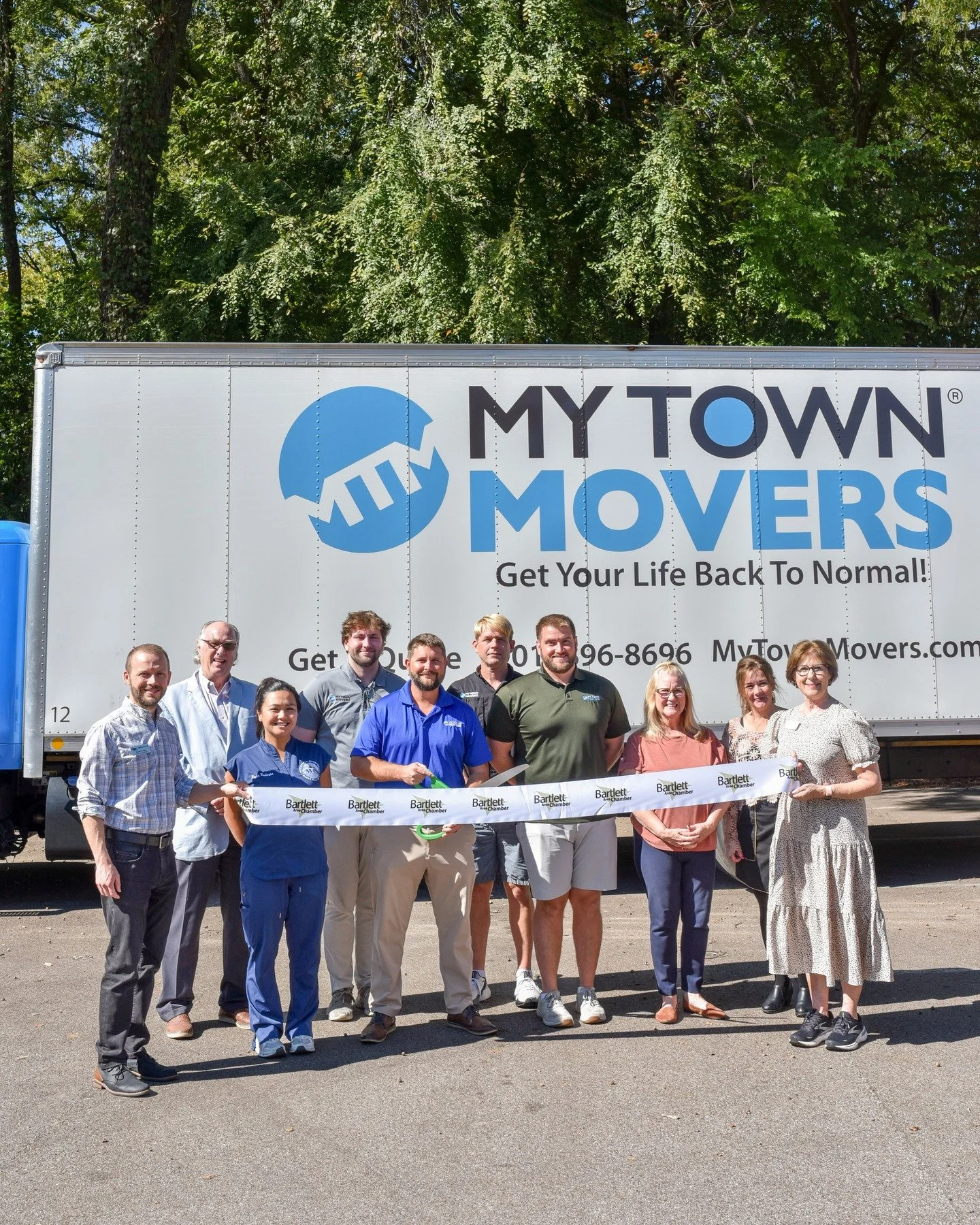 We had a great time celebrating @mytown_movers official ribbon cutting last week&mdash; and trust us, this team knows how to make moves! Regardless of your moves size or distance, My Town Movers has you covered by taking the stress out of moving day 