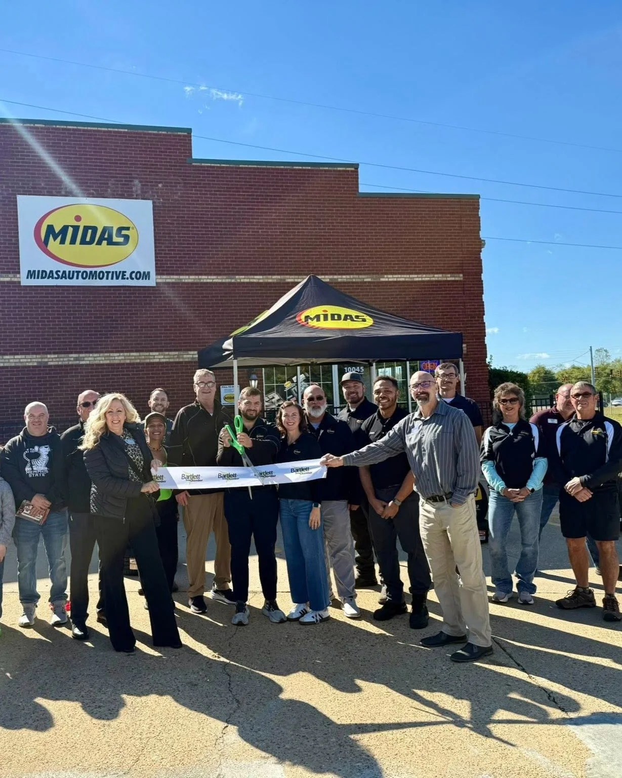 Please join us in congratulating @midasofolivebranch on their ribbon cutting of their 7th location! 🎉

We were thrilled to join our fellow Chambers of Commerce to celebrate this exciting milestone and welcome their team to the Olive Branch community