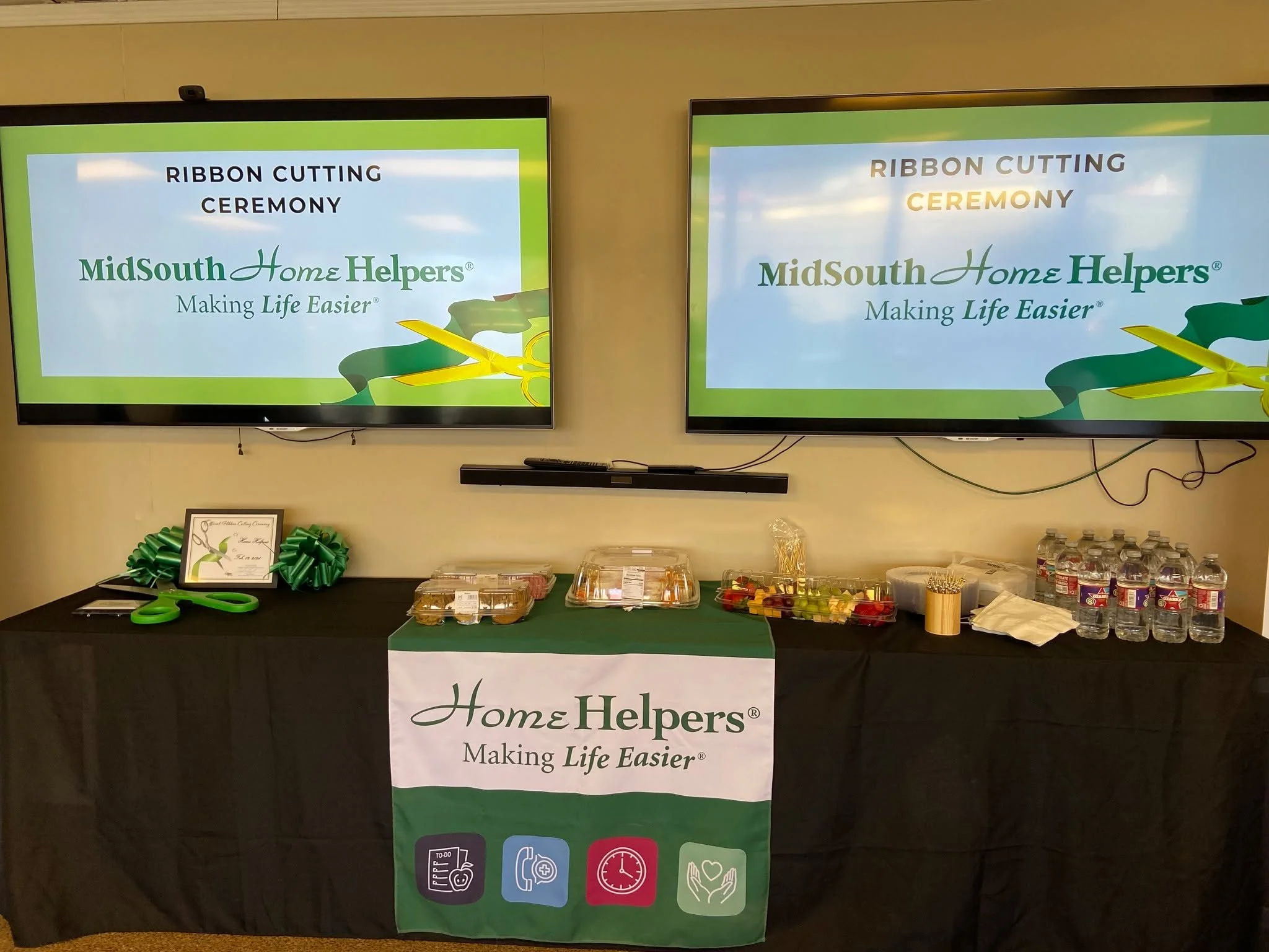 Congratulations to the Bartlett Chamber&rsquo;s new Member MidSouth Home Helpers!  We had a great turn out today to welcome them to Bartlett!  If you or your family is in need of In-home Care Services 24/7, Home Helpers Home Care understands the impo