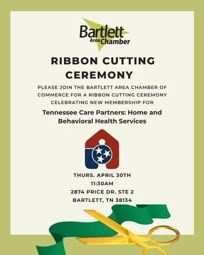 Join us Thursday April 30th at 11:30am to welcome Tennessee Care Partners as a new member!