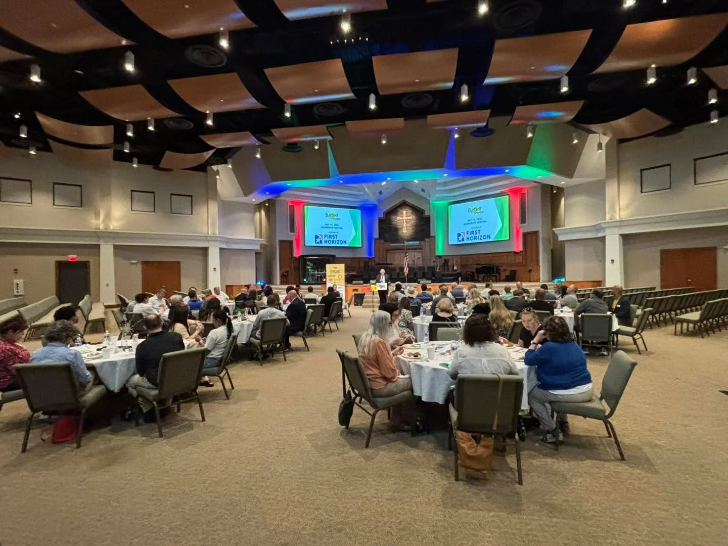 Another great lunch is in the books. Thank you to First Horizon for sponsoring the event, and thank you to Mayor Parsons for updating and informing us all. 
First Horizon Bank first_horizon
City of Bartlett cityofbartletttn