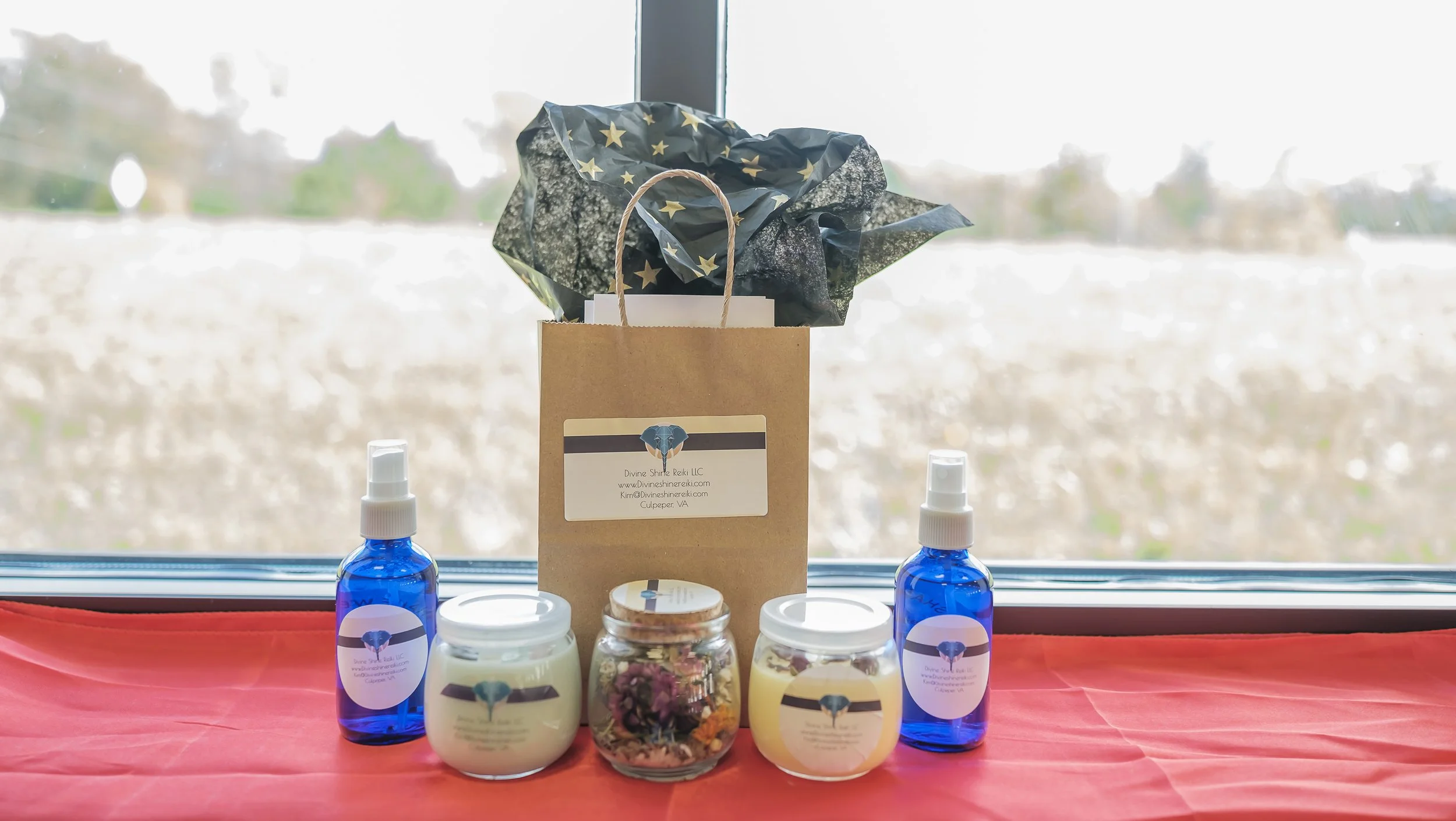 From candles to sage sprays, energy clearing jars for room or office, protection bundles, or gift baskets, we have your reiki infused products made with love and light right here!