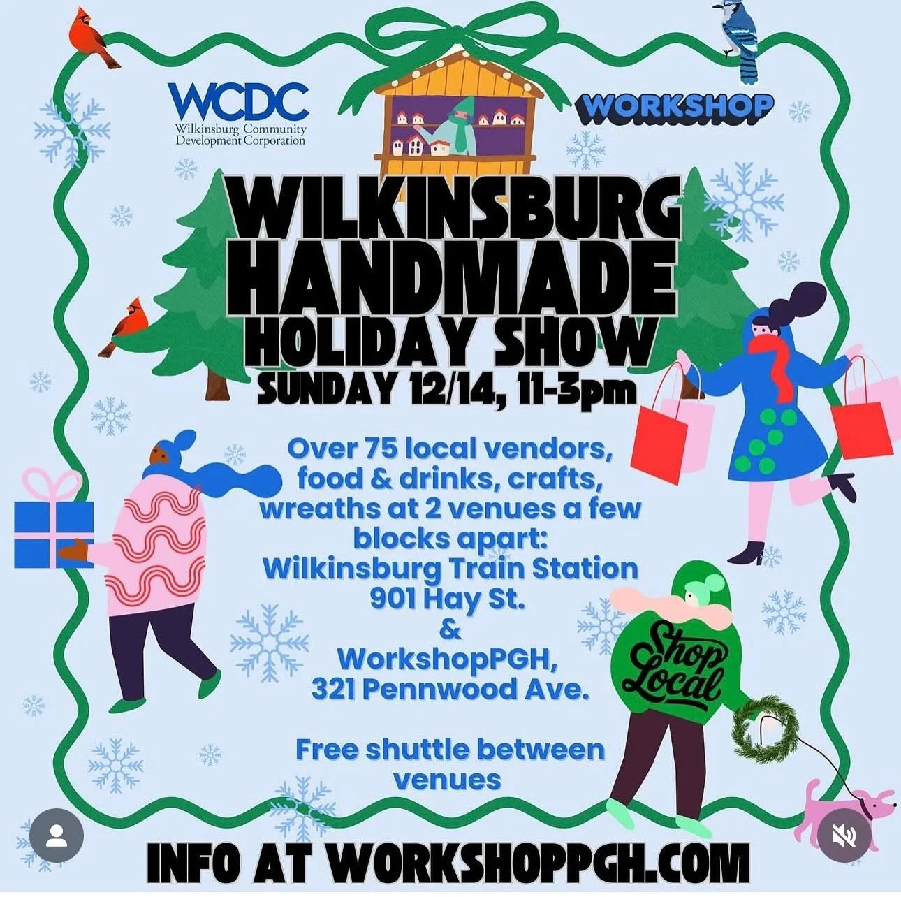 Workshop PGH Holiday Indie Mart 2025