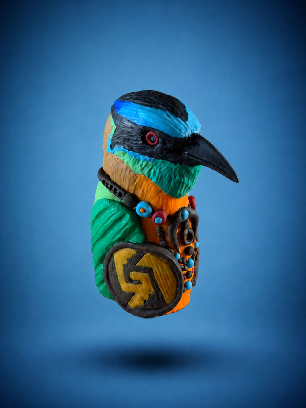 Knight - Lesson's Motmot (Aztec warrior)