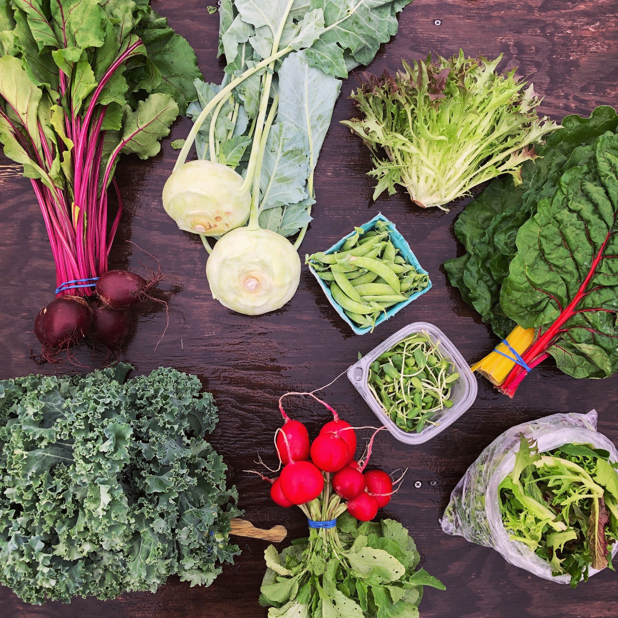 Week 4 of our veggie CSA already. Spring is flying by and we are starting to harvest more and more veggie varieties each week. Eat up members and thanks for joining us this season!