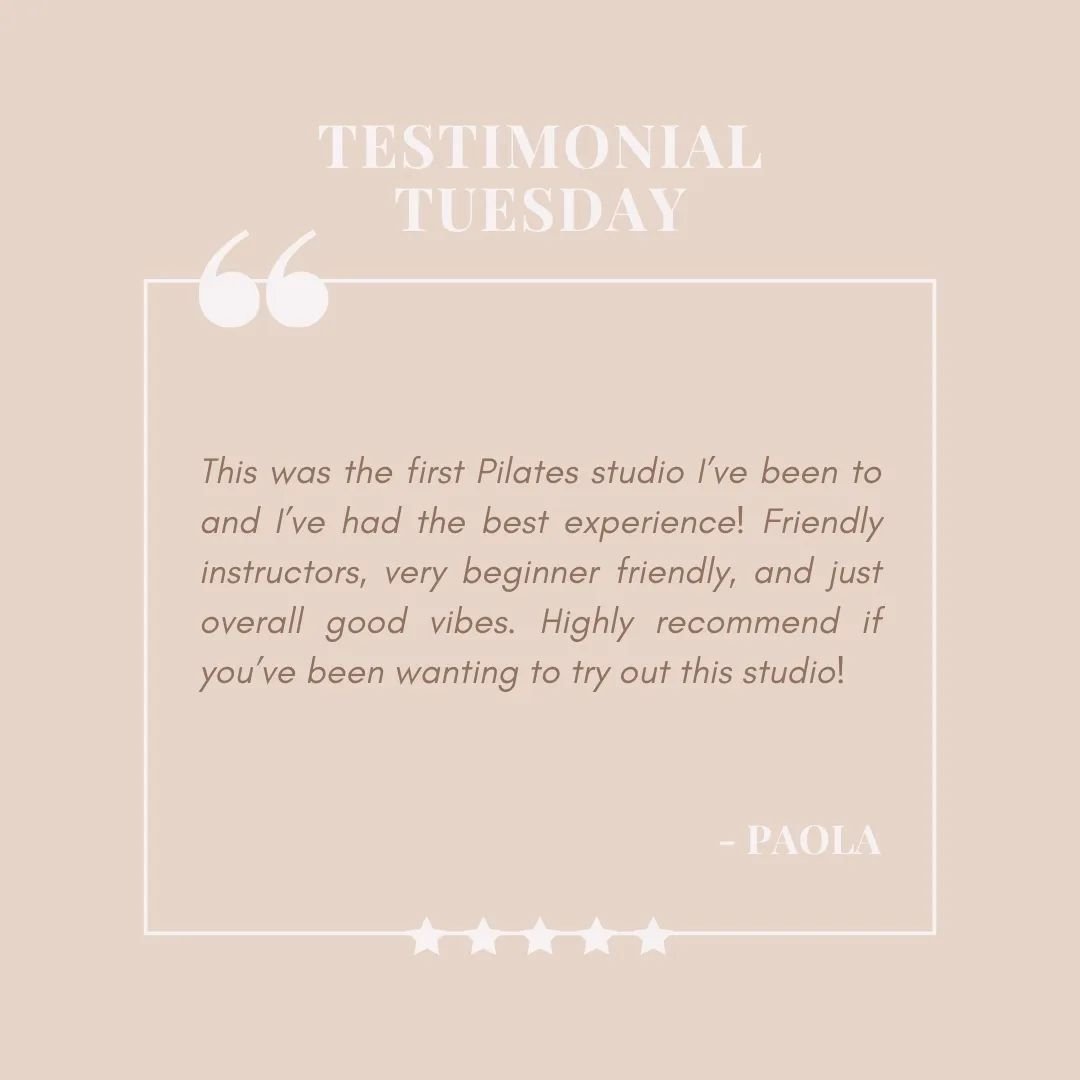 A heartfelt shoutout to Paola for sharing her experience at our studio! We know trying something new can feel daunting! We strive to make sure all of our classes feel welcoming. We also offer beginner specific and mixed level classes for those new to