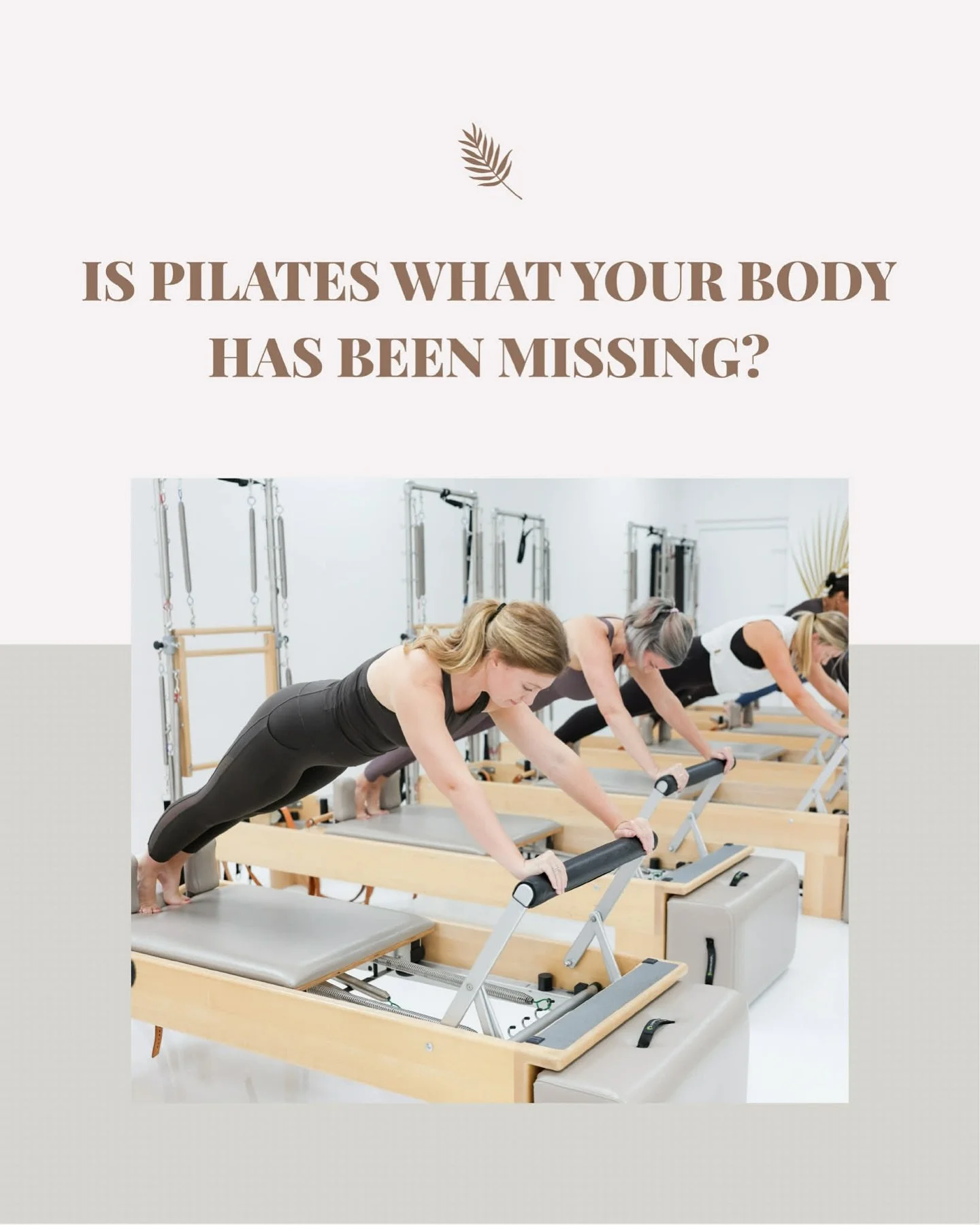 We often think fitness is about pushing harder&mdash;but what if it&rsquo;s about moving smarter?

Pilates is more than just exercise. It&rsquo;s a practice that strengthens your body from the inside out, improves how you move daily, and helps you fe