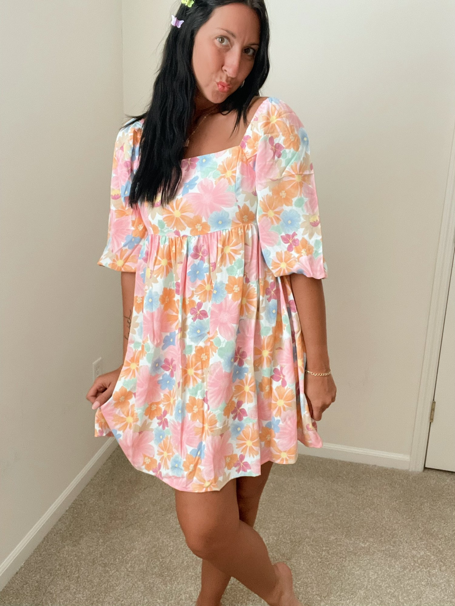 Floral summer dress