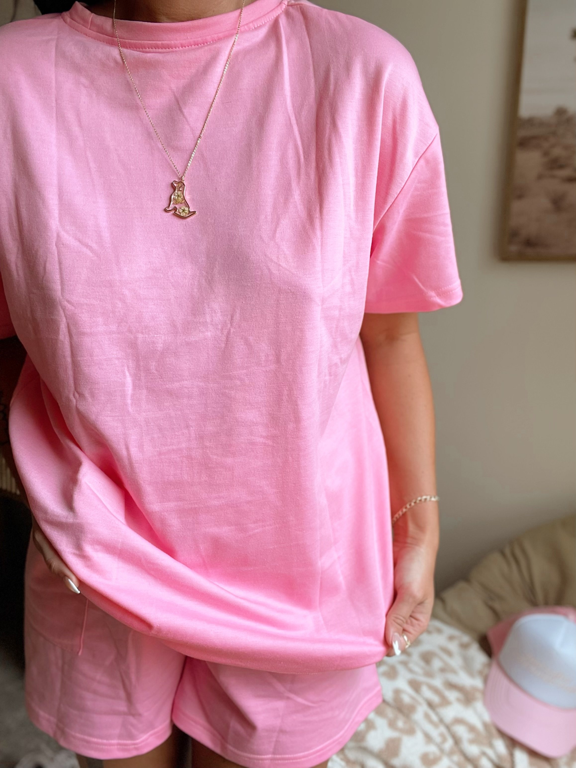 Pink summer top