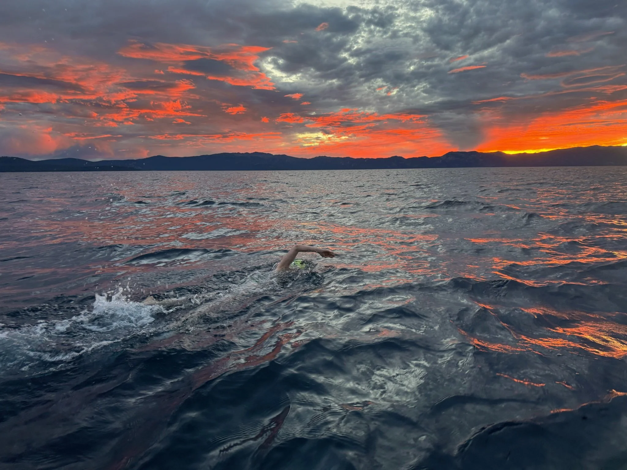 Lake Tahoe Swim Crossing