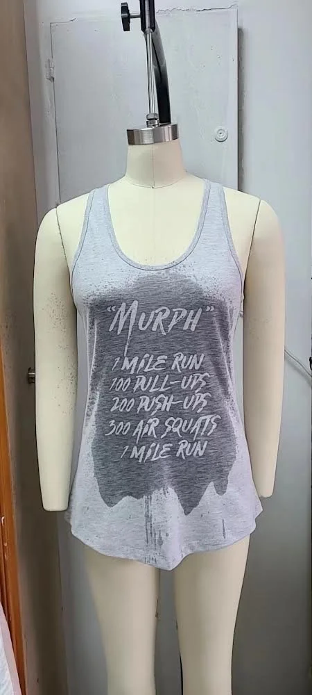 Tank, back, sweat activated