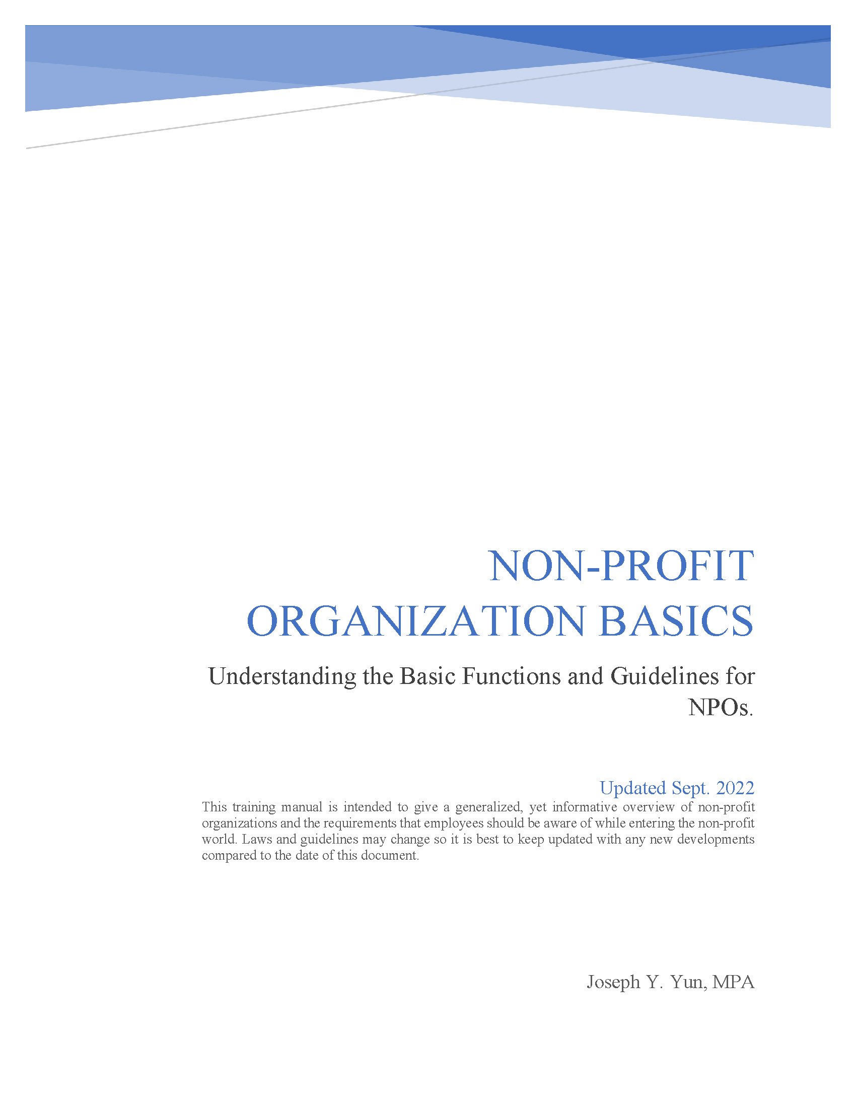 Non-Profit Organization Basics Sept 2022 by Joseph Y. Yun_Page_01.jpg