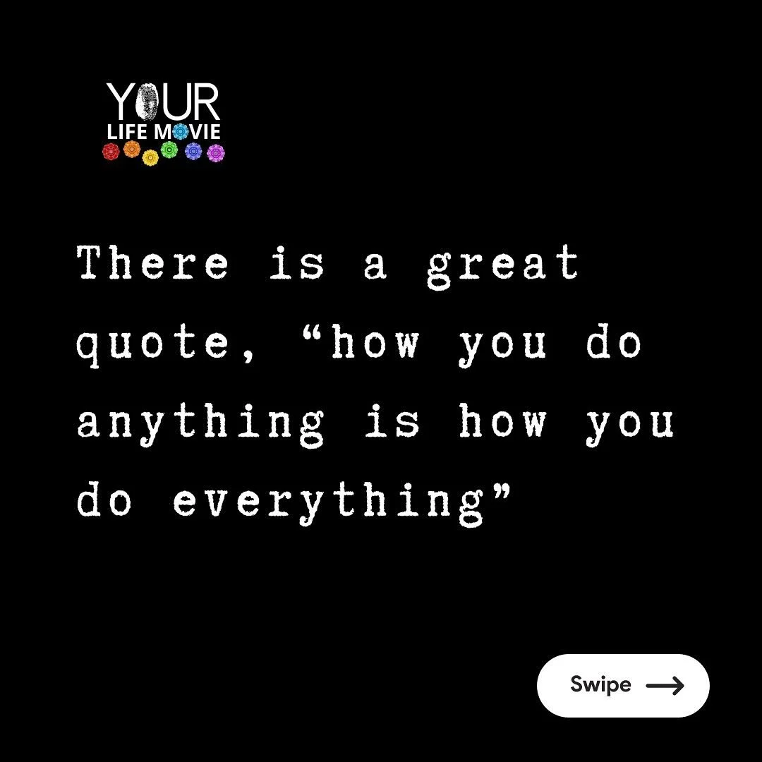 🌀 &quot;𝙷𝚘𝚠 𝚢𝚘𝚞 𝚍𝚘 𝚊𝚗𝚢𝚝𝚑𝚒𝚗𝚐 𝚒𝚜 𝚑𝚘𝚠 𝚢𝚘𝚞 𝚍𝚘 𝚎𝚟𝚎𝚛𝚢𝚝𝚑𝚒𝚗𝚐.&quot; 🌀

🎬

𝙴𝚟𝚎𝚛 𝚗𝚘𝚝𝚒𝚌𝚎𝚍 𝚝𝚑𝚎 𝚙𝚊𝚝𝚝𝚎𝚛𝚗𝚜 𝚒𝚗 𝚑𝚘𝚠 𝚠𝚎 𝚊𝚙𝚙𝚛𝚘𝚊𝚌𝚑 𝚝𝚊𝚜𝚔𝚜? 

🎬

𝚆𝚑𝚎𝚝𝚑𝚎𝚛 𝚒𝚝'𝚜 𝚝𝚢𝚒𝚗𝚐 𝚢𝚘𝚞𝚛 𝚜