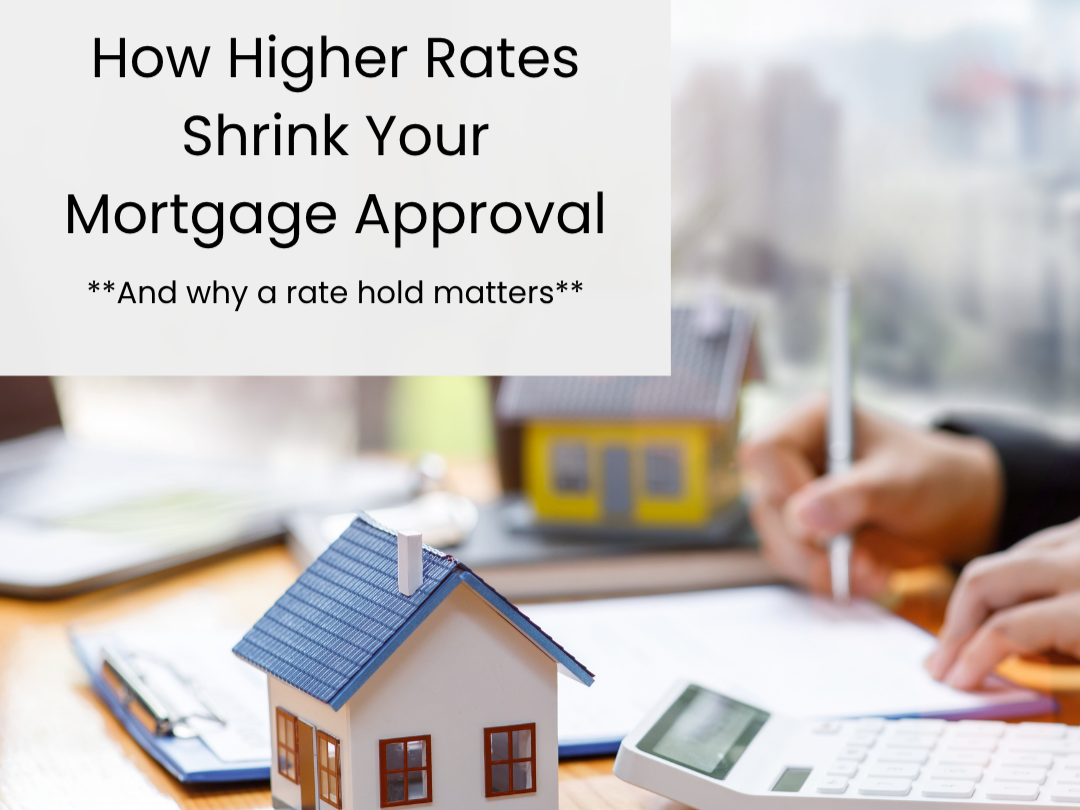 How Higher Rates Shrink Your Mortgage Approval (and Why a Rate Hold Matters)