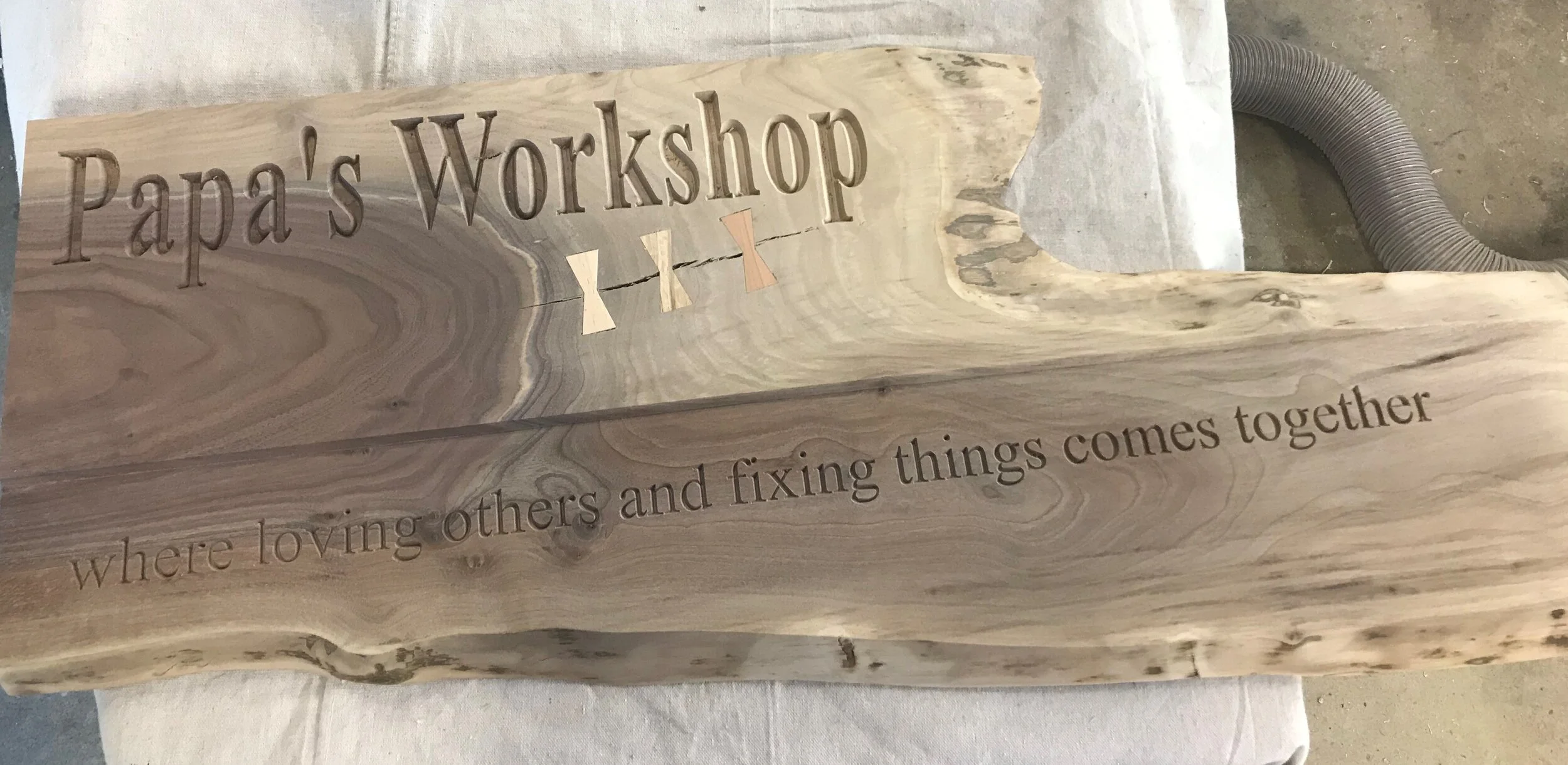 Engraved Sign - stage 1