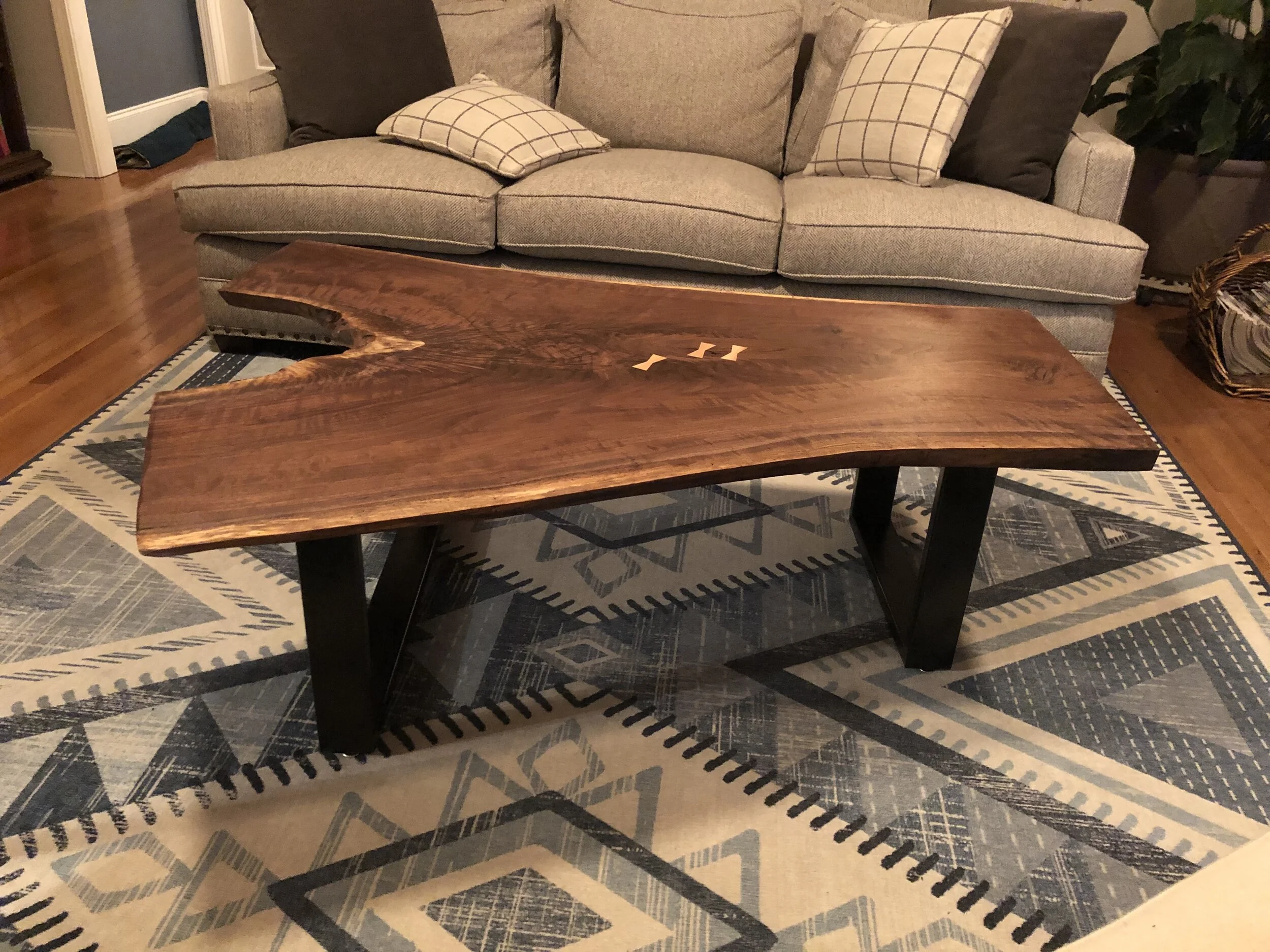 Walnut Coffee Table - 2