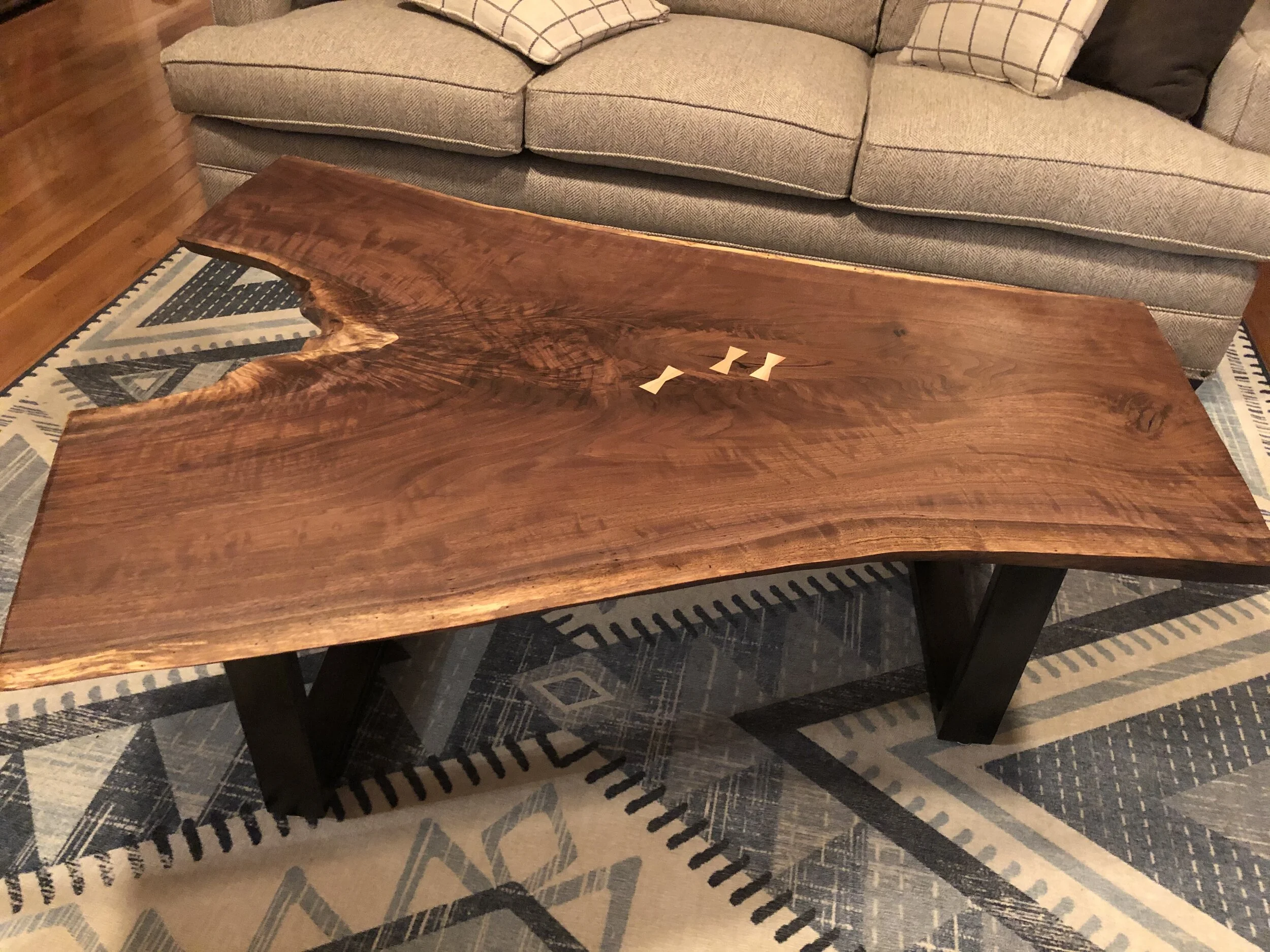 Walnut Coffee Table - 1