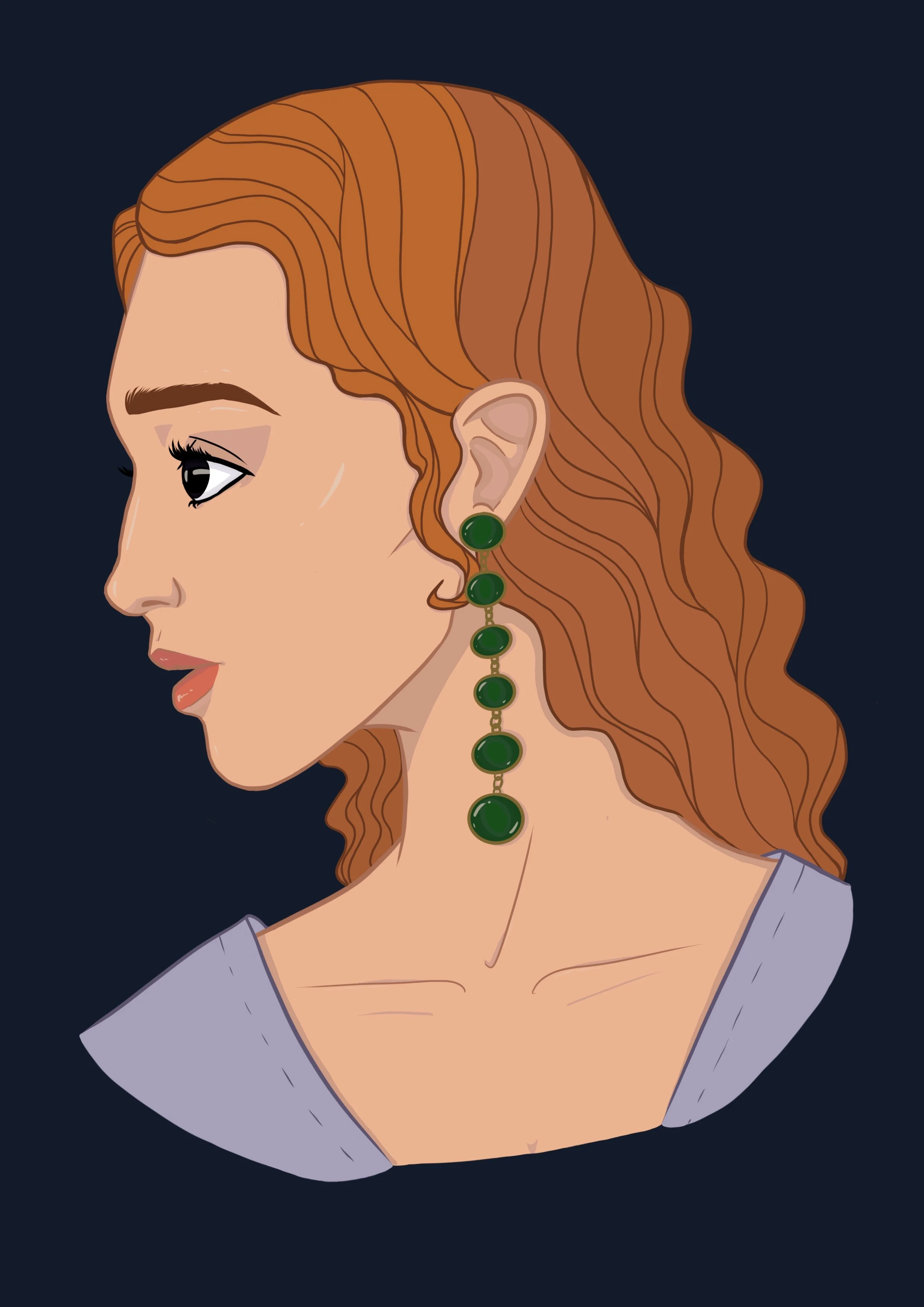 Antike Griechische Kermaik Vibes  - Digital mit Procreate