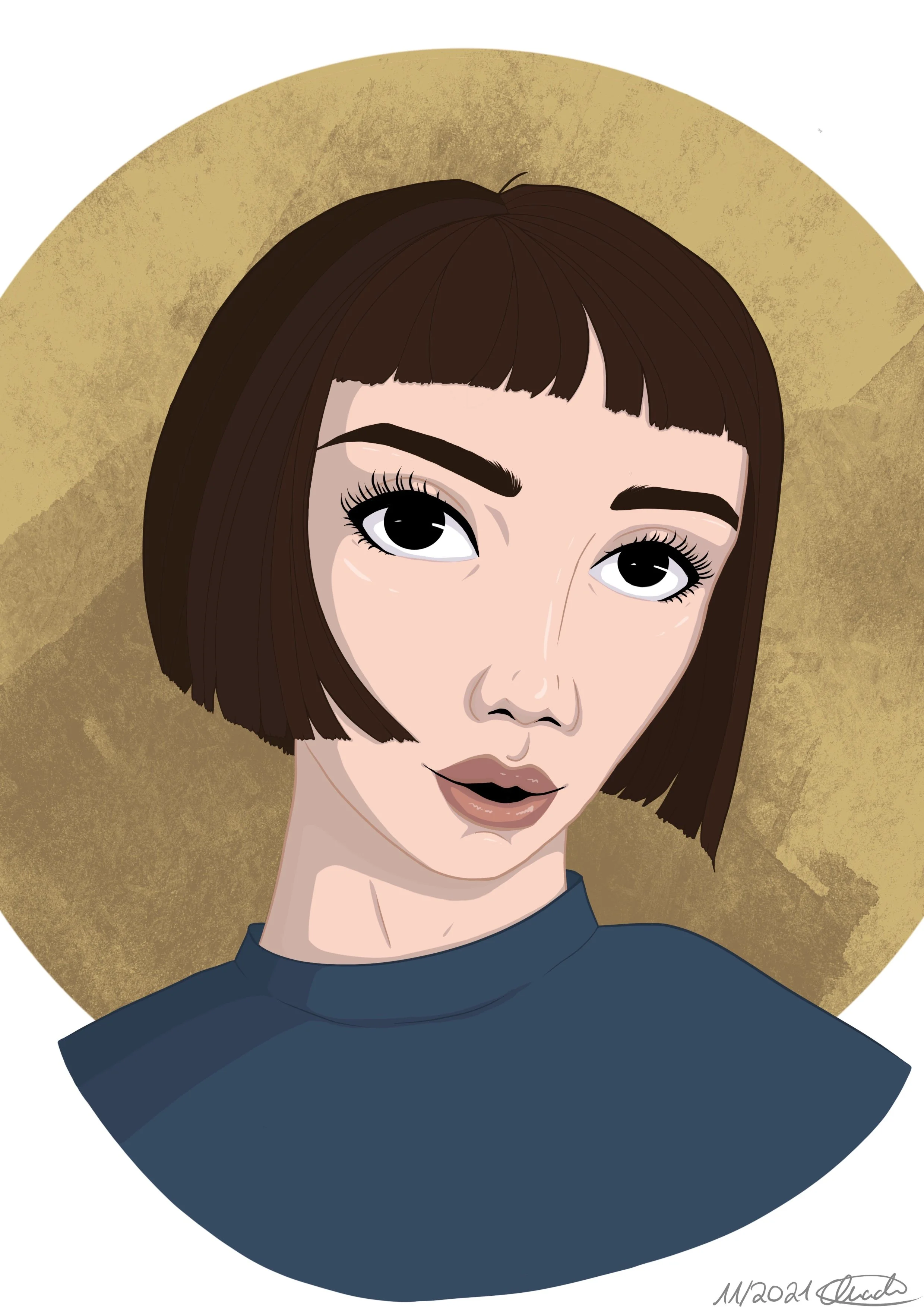 Just Vibes - Digital mit Procreate