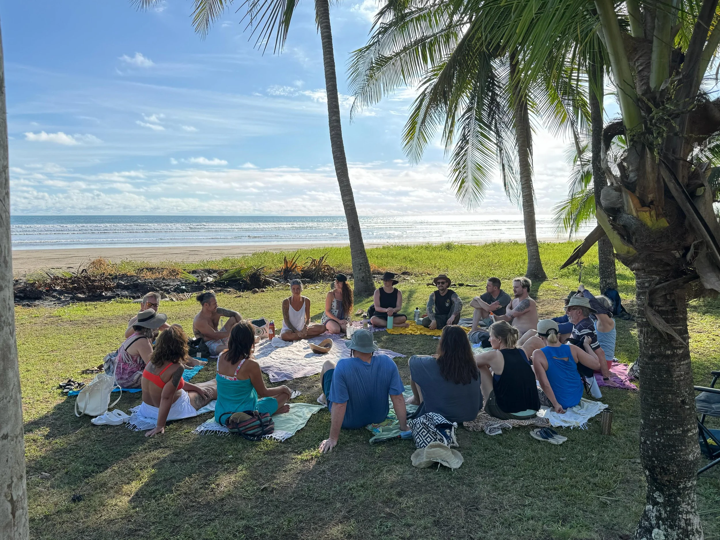 grief and love retreat held in nature for emotional healing and connection