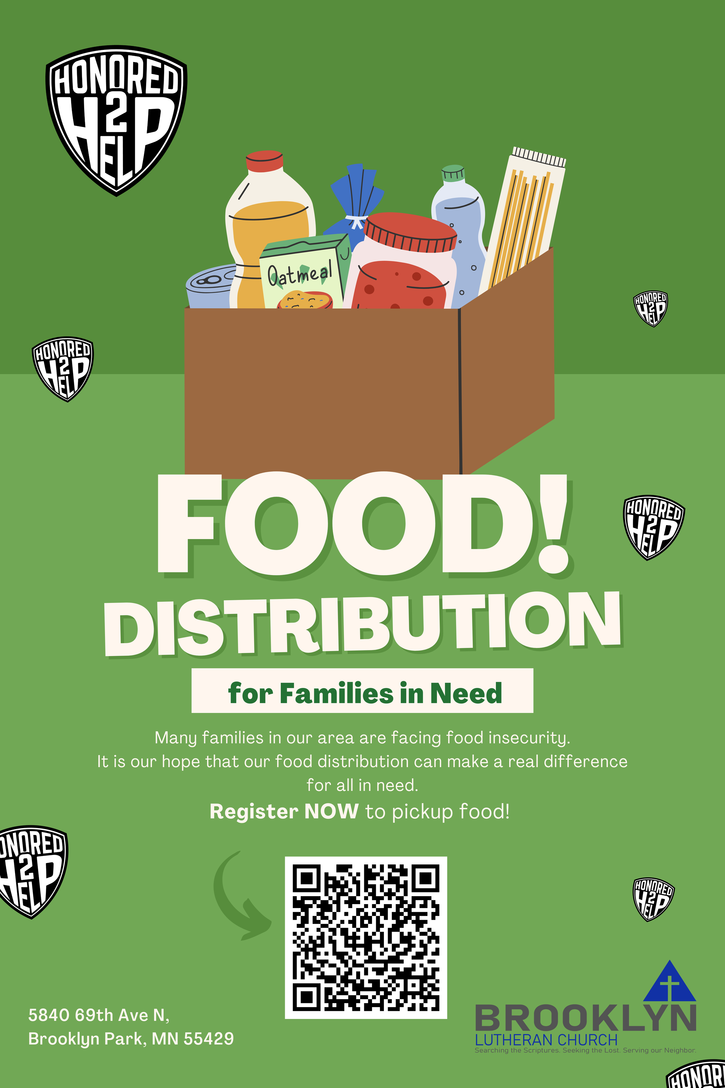 Monthly Drive-Thru Food Distribution