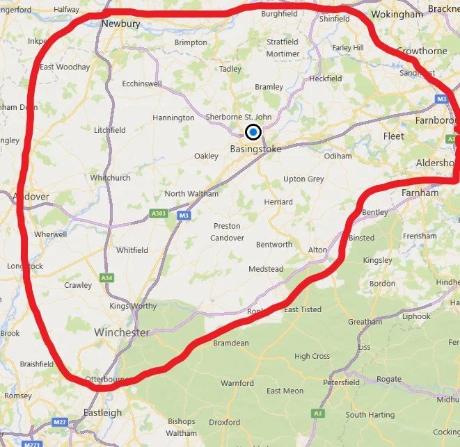 North Hampshire and surrounding areas