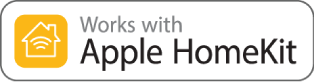 Works with Apple HomeKit badge