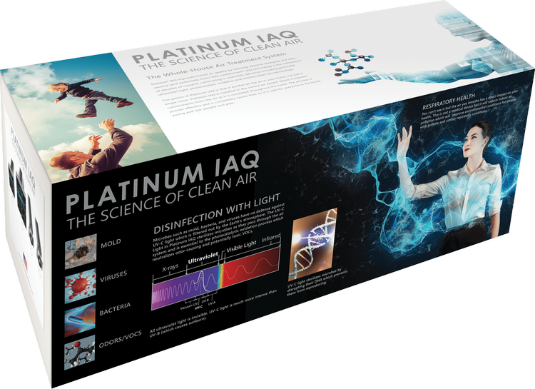 Platinum IAQ box for the Platinum Carbon air purifier