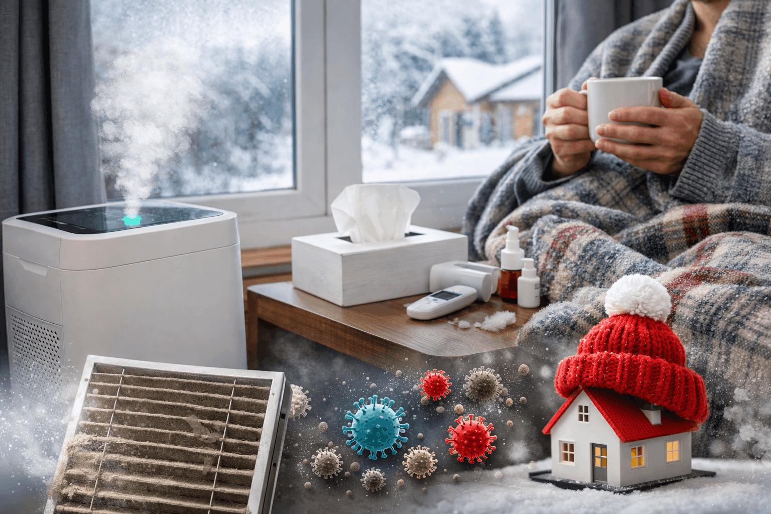 Why Winter Makes Indoor Air Quality Problems Worse in Ontario Homes