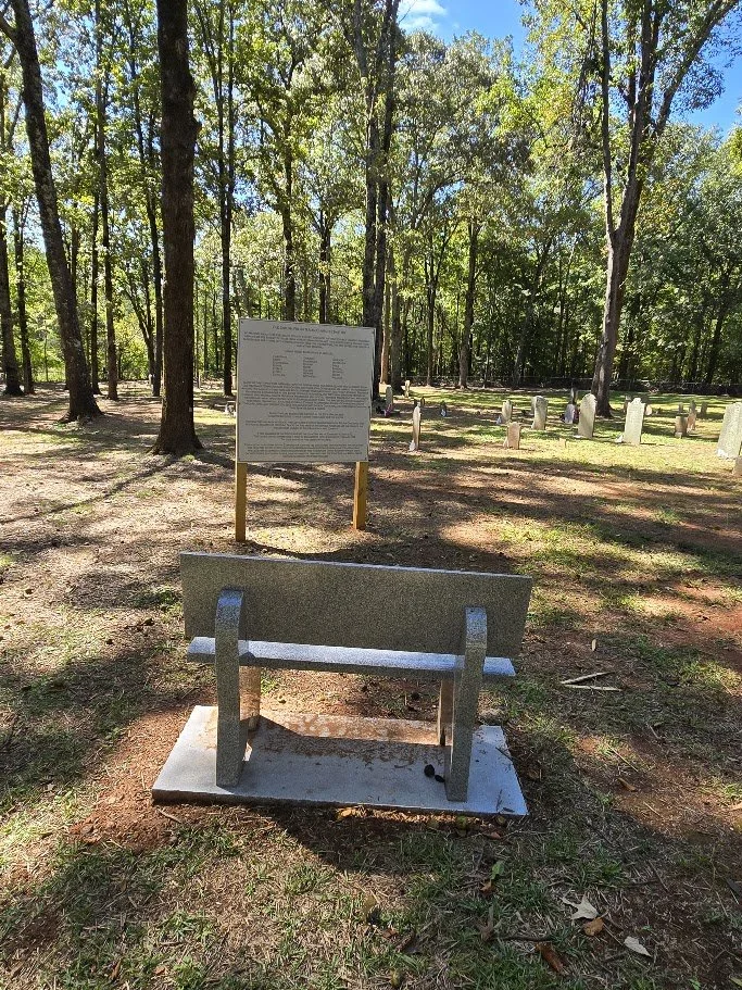 Bench and New Description Sign