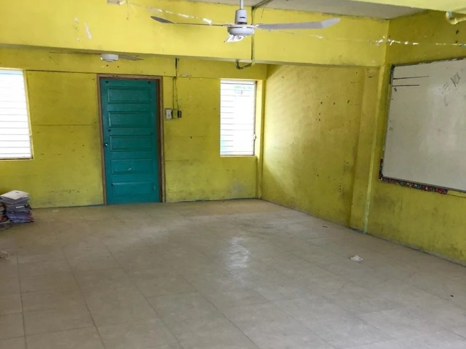 WITH YOUR HELP, WE TILED 10 CLASSROOMS AT THE RC SCHOOL!