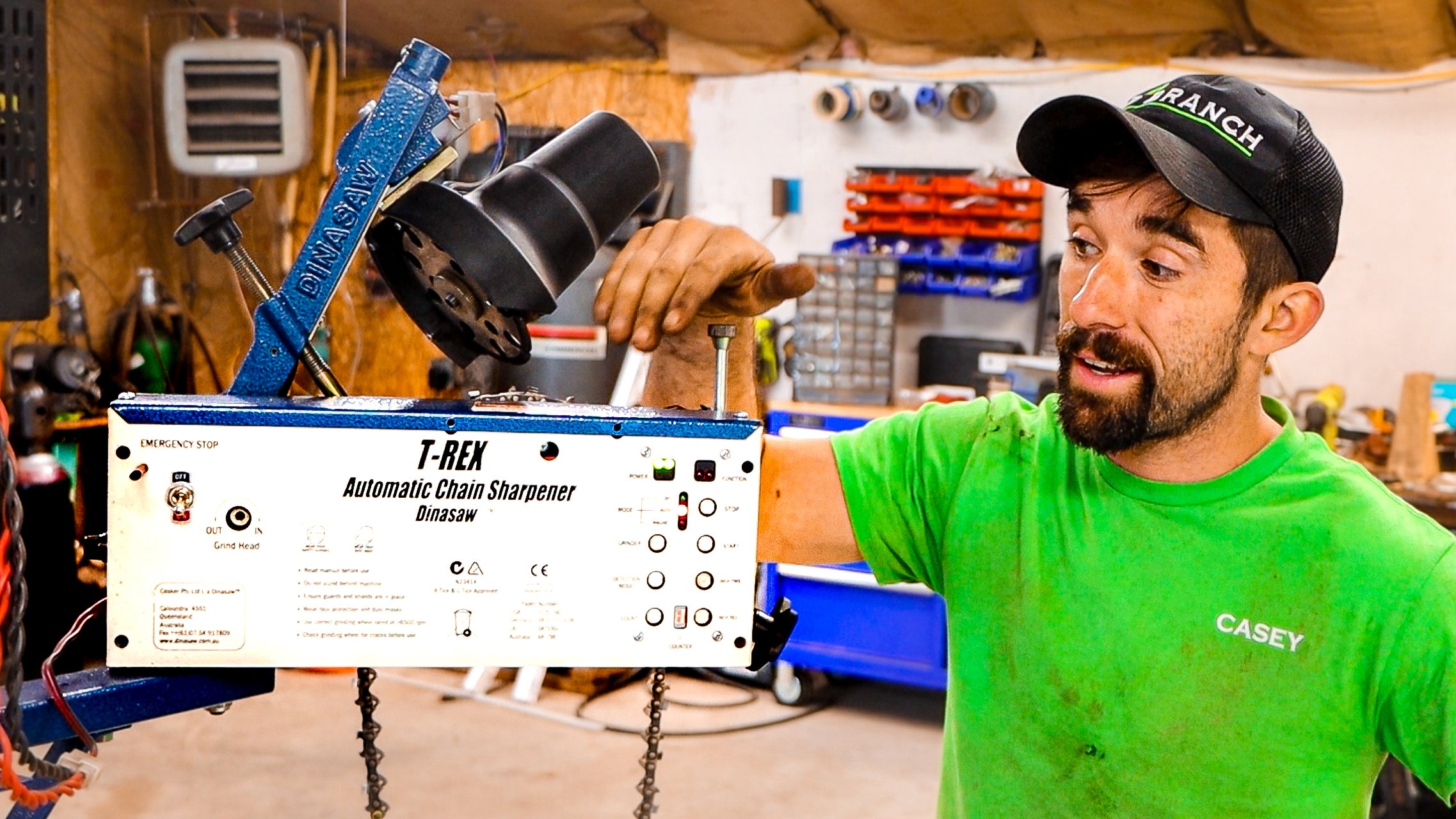 Automatically In Love: The Dinasaw TREX Chainsaw Chain Sharpener