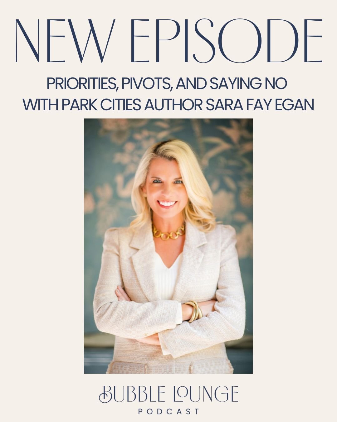 NEW EPISODE! 

This week on The Bubble Lounge Podcast, I&rsquo;m joined by Sara Fay Egan&mdash;local mom, entrepreneur, mentor, and now bestselling author of The Through Line: Finding Happiness Through the Curveballs of Life, Family, and Business. Fr