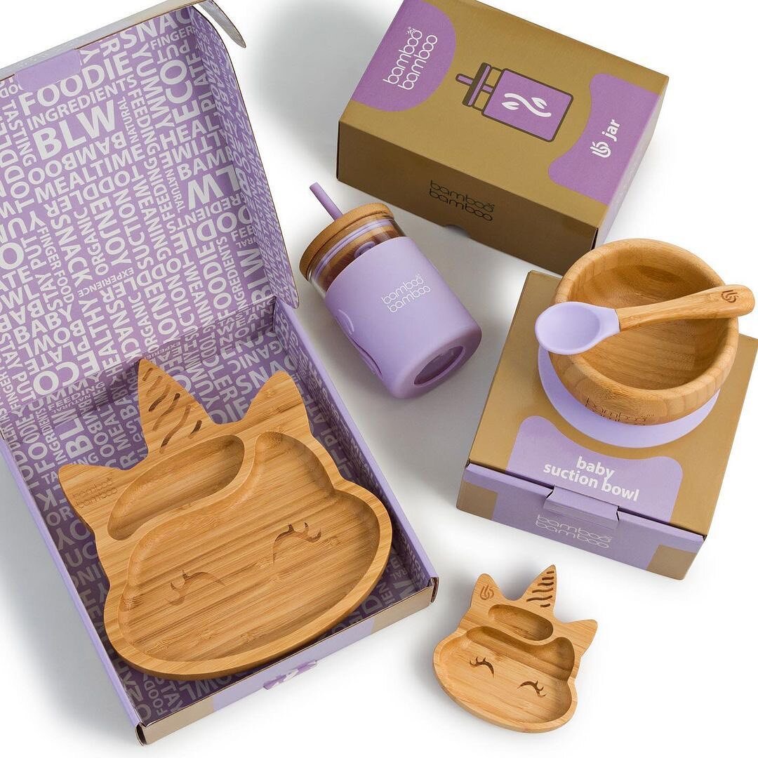 I found @bamboo_bamboo.uk while building my registry and their brand experience and products sold me instantly 😍 I can't wait till my daughter is here and can use her set in the future!⁣
⁣
What they're doing right😍:⁣
⁣
Product Photography📷 : Their
