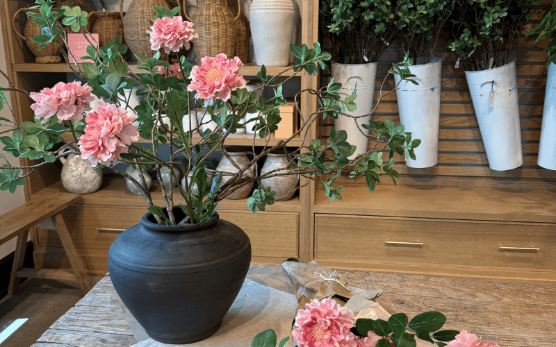 flowers in vase with other flowers