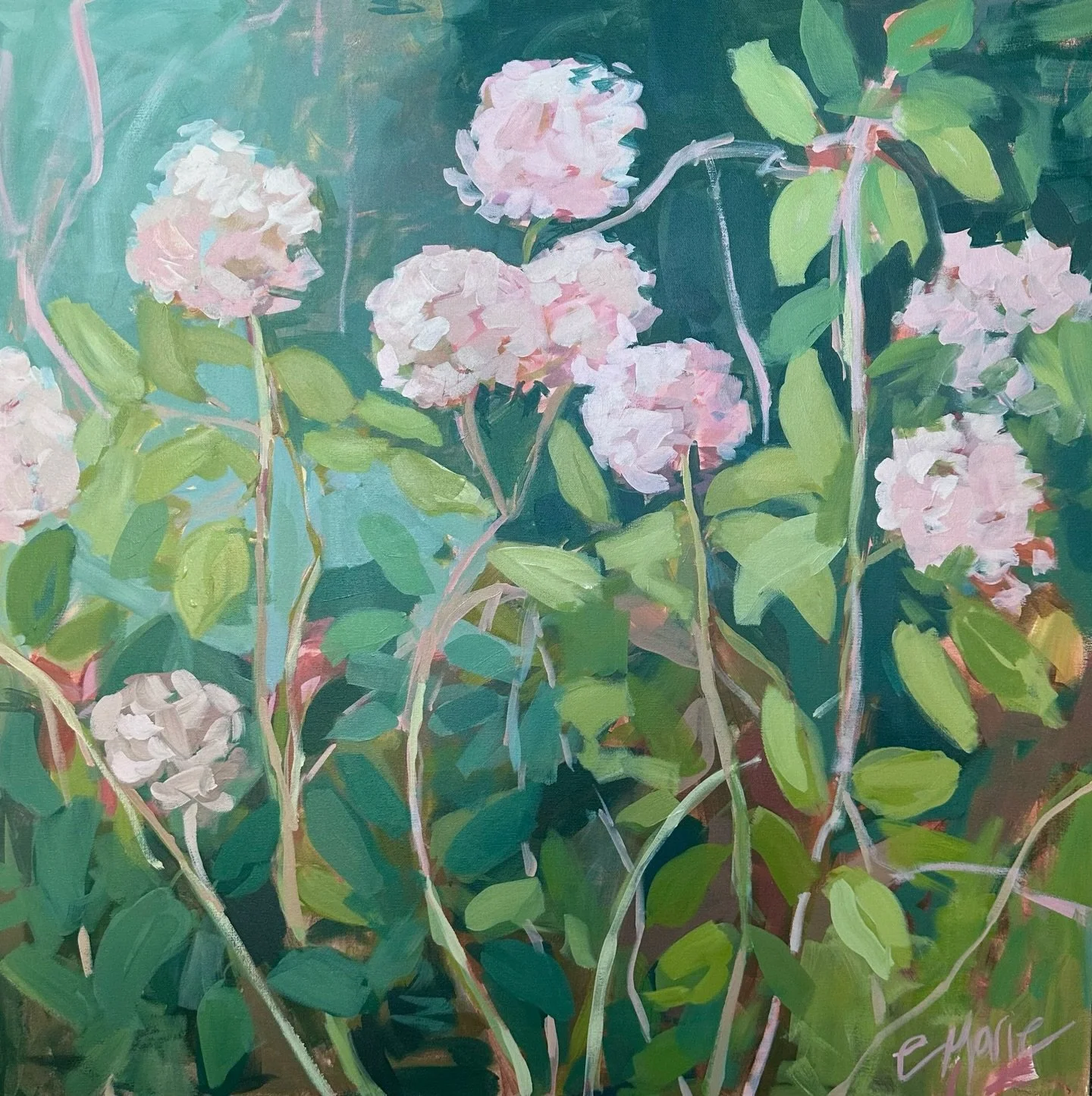 some flowers for your Saturday !!!

this piece recently sold! 36x36 on canvas