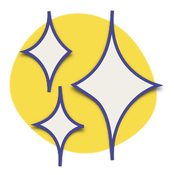 icon of stars representing novelty