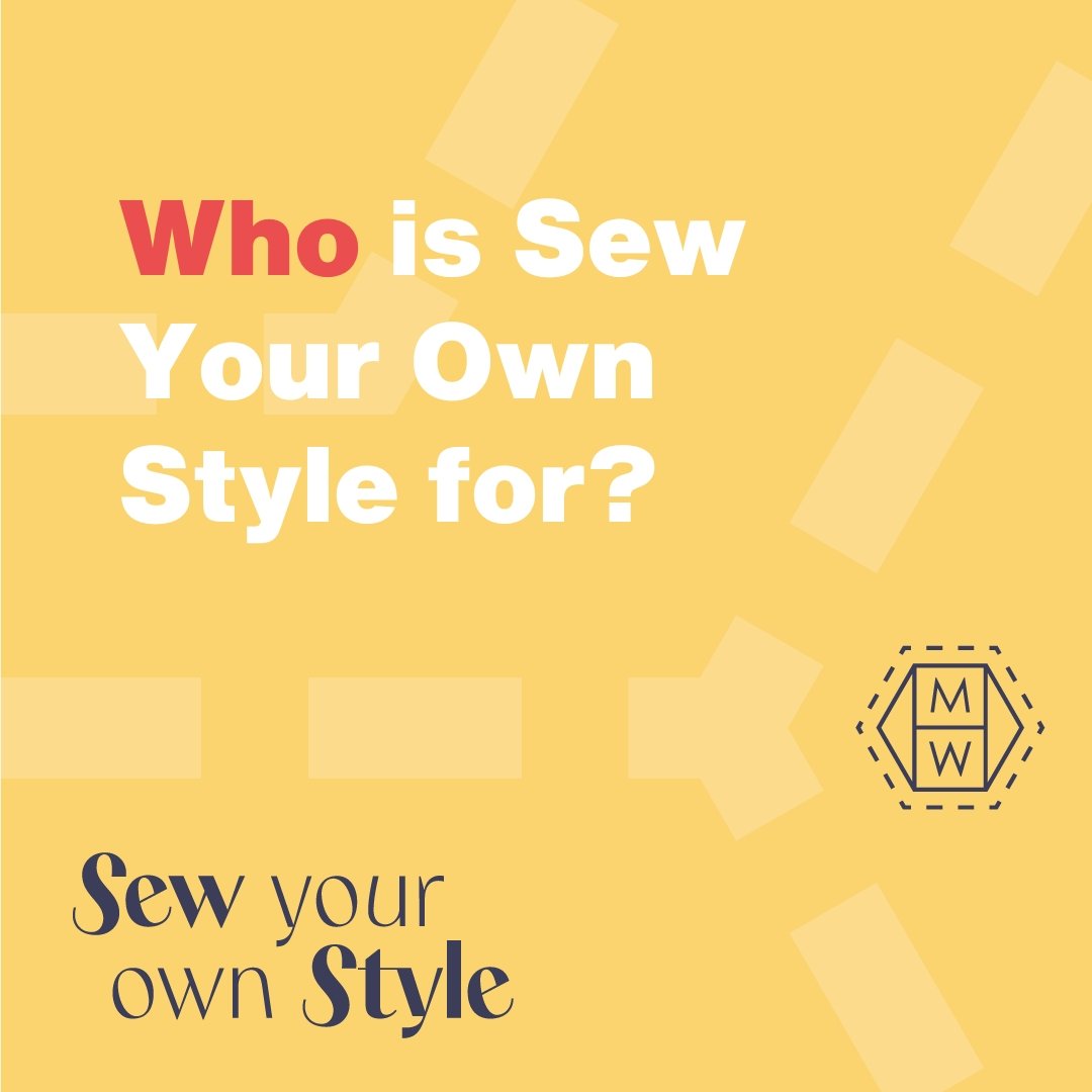 When you first start sewing it is essential to pick simple patterns and learn through sewing these styles, but often these styles aren't the type of clothing we might choose to buy from the shops or wear off the peg. 

Once you have been sewing for s