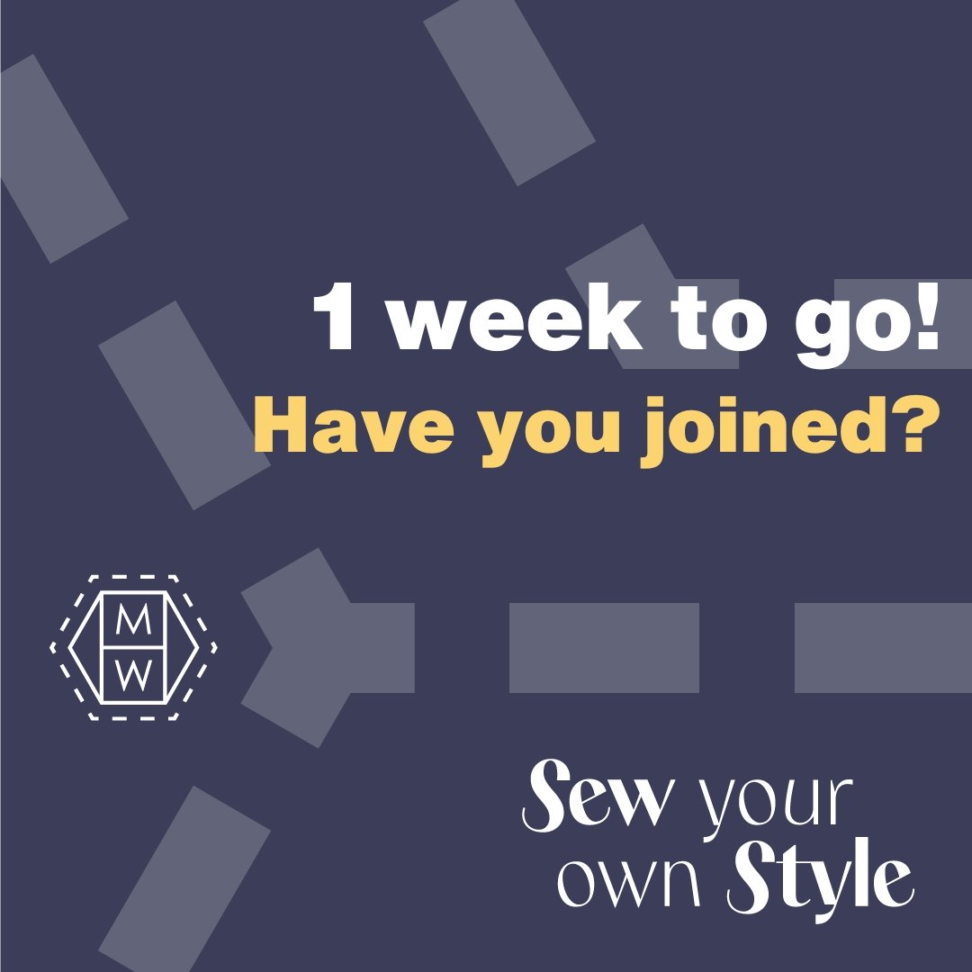 Sew Your Own Style starts in just 1 week! This free to join, self-guided programme is designed to empower sewists like you, to explore and embrace your own authentic style and dress to express yourself with confidence. Take your style into your own h