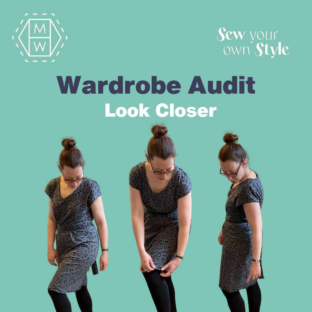 It's time for a close-up! It's really worth taking a bit of time to analyse the clothes you already have and make some observations about what you love, what you don't and what can be improved either now, or for next time you make a similar garment. 