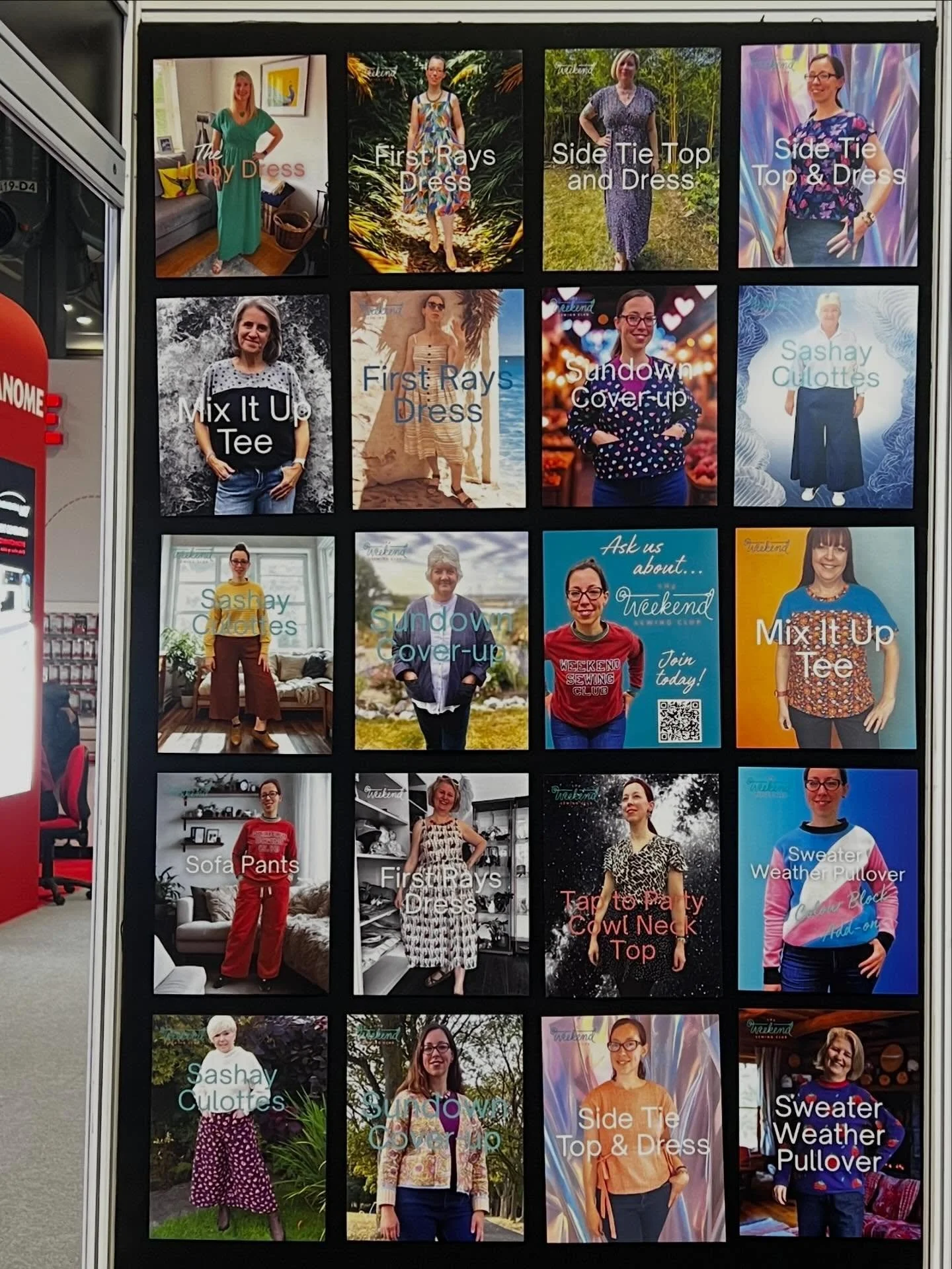 I made a Weekend Sewing Club feature wall in my stand at Sewing for Pleasure! Can you see yourself in the wall of fame? (Planning to include less of me next time!😅)

I&rsquo;ve loved sharing all about the club and welcoming In new members from the s