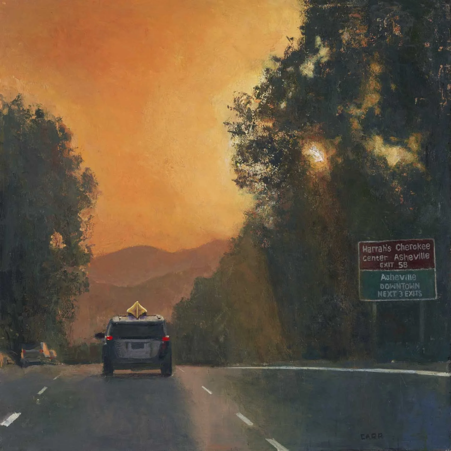 Driving Home Highway 240