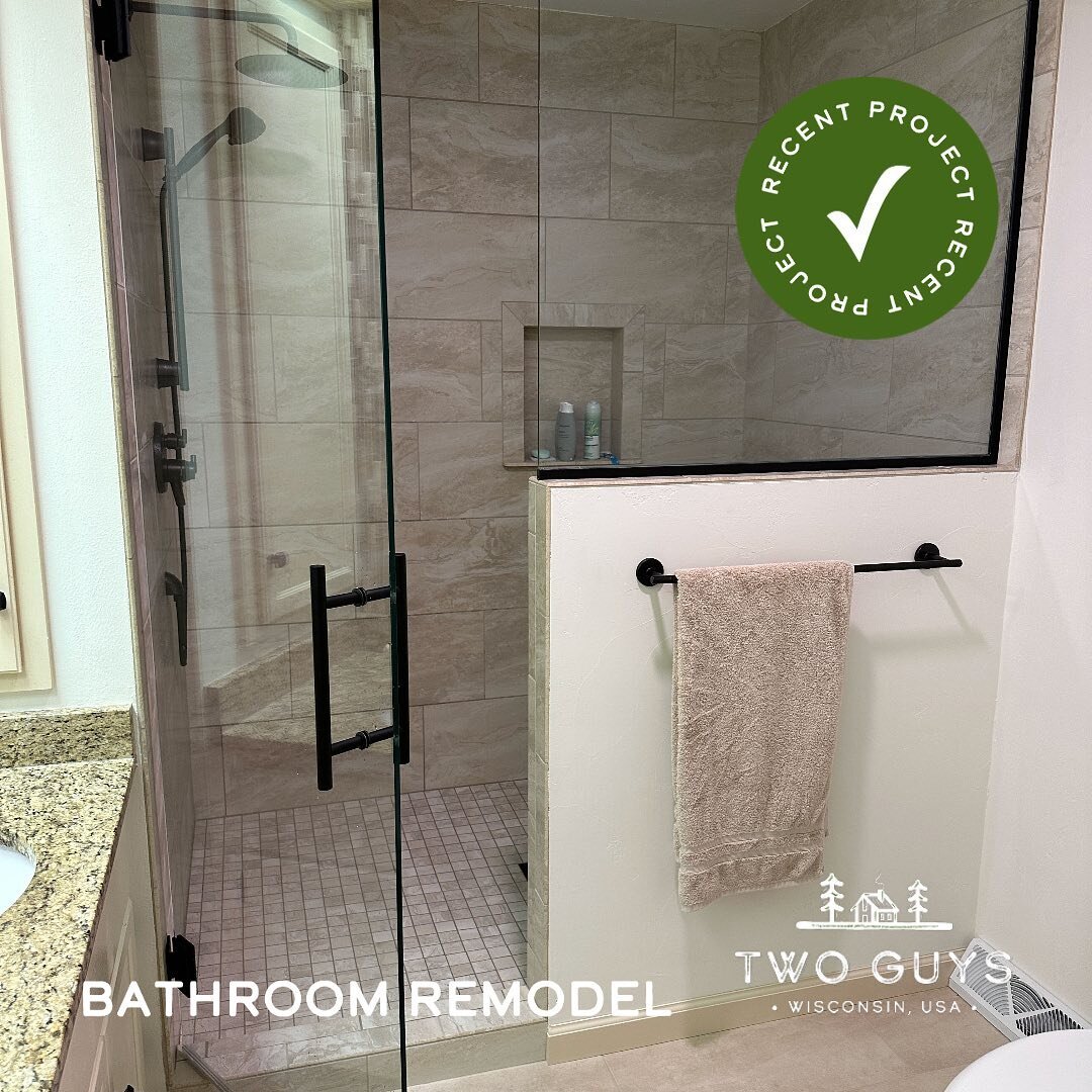 Swipe to see how this bathroom looked before&hellip;

While the winter weather isn&rsquo;t always ideal, it gives you a chance to focus on home improvement projects that you might have been putting off. At Two Guys, we have the top contractors for ma