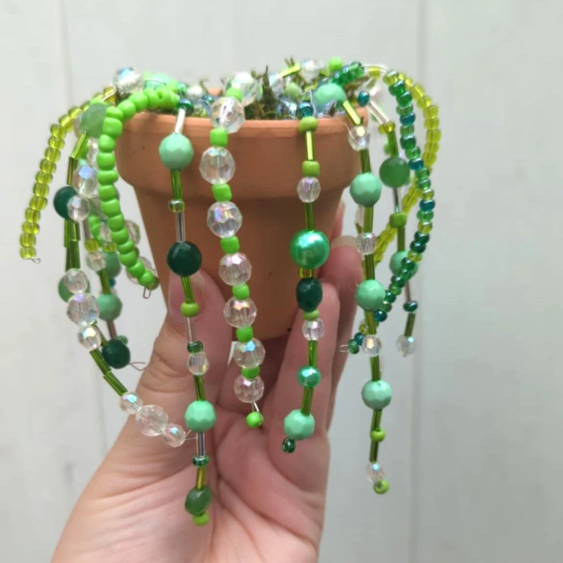 Beaded Plant Workshop at Werner Books