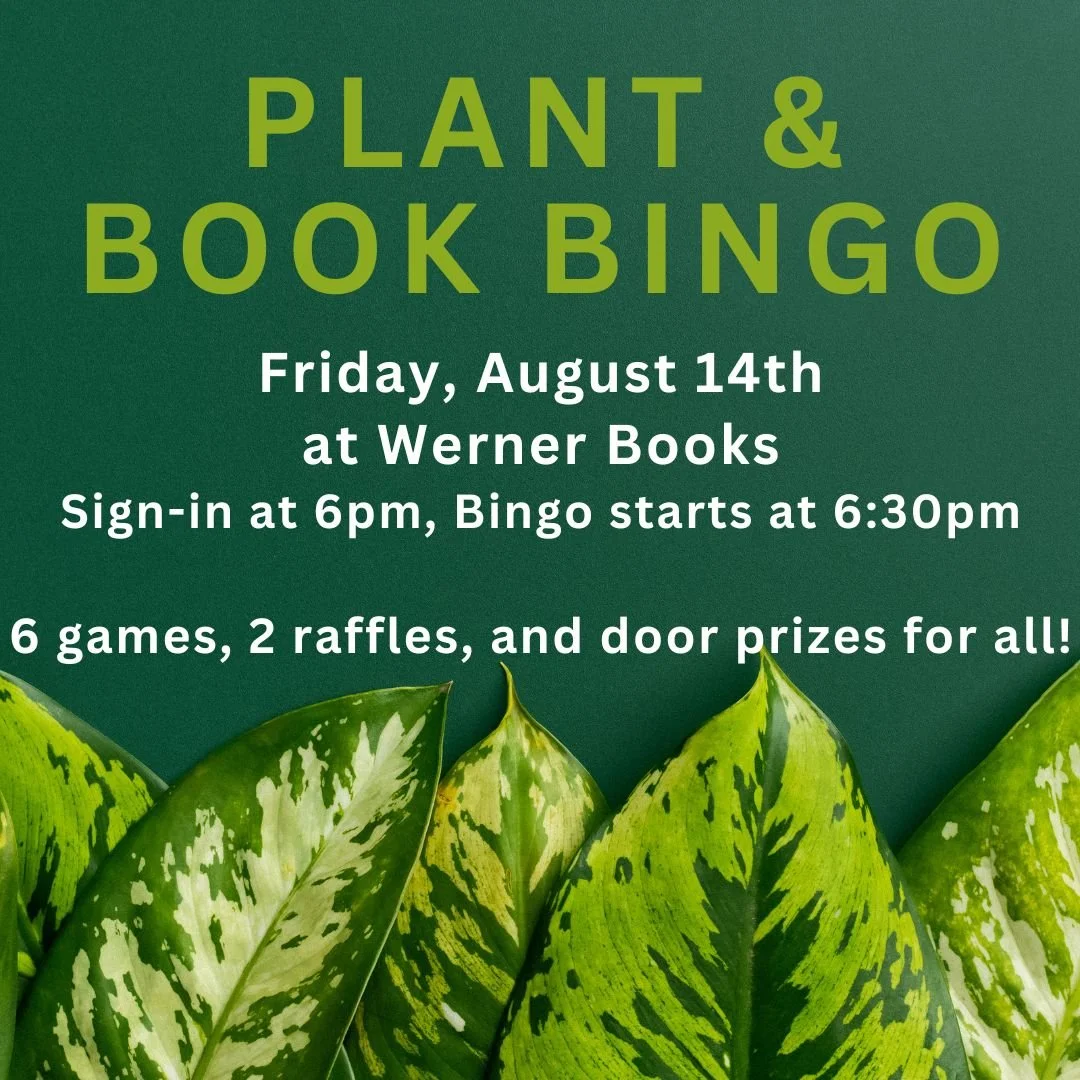 Plant and Book Bingo at Werner Books