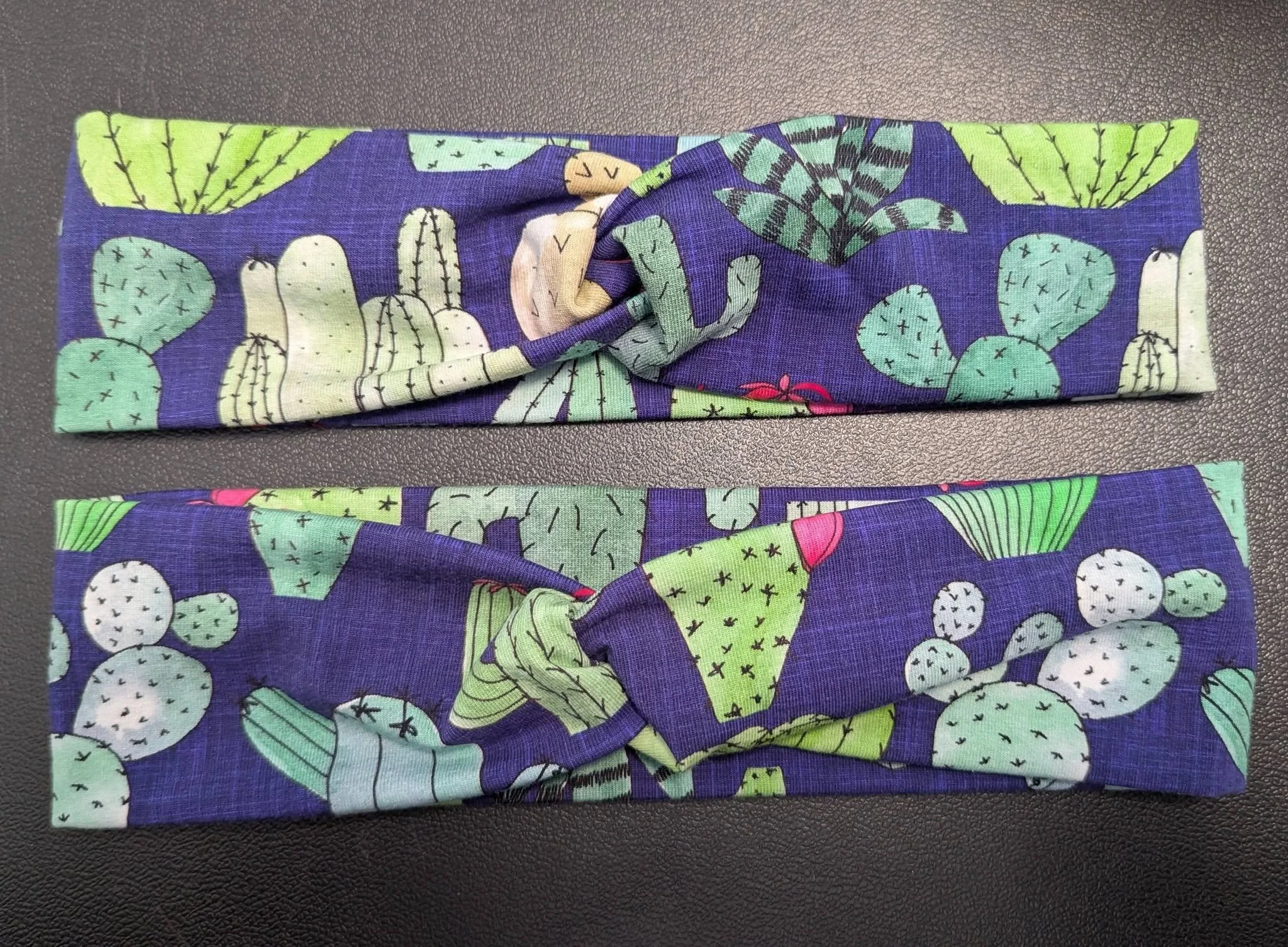 Organic Succulent and Cacti Twist Headband