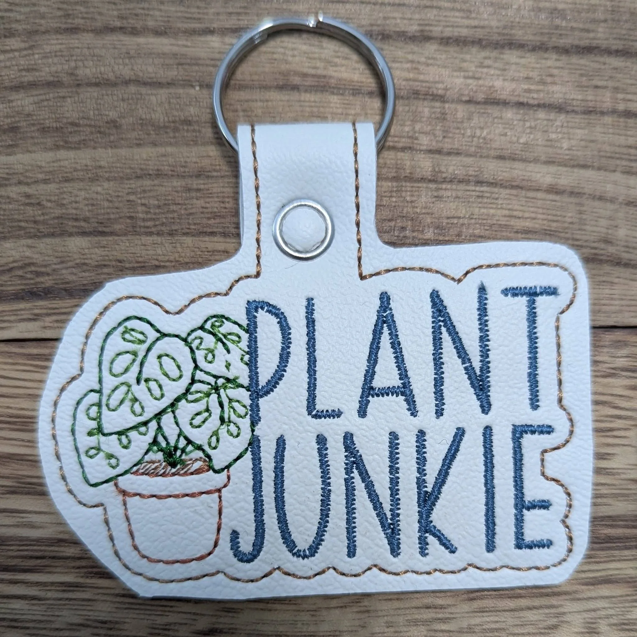 Plant Junkie Keychain