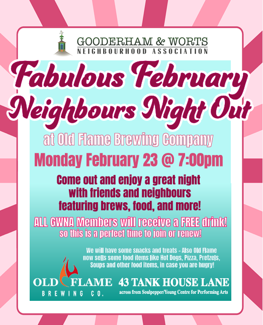 GWNA FABULOUS FEBRUARY NEIGHBOURS NIGHT OUT